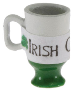 Dollhouse Miniature Irish Coffee Mug-Empty